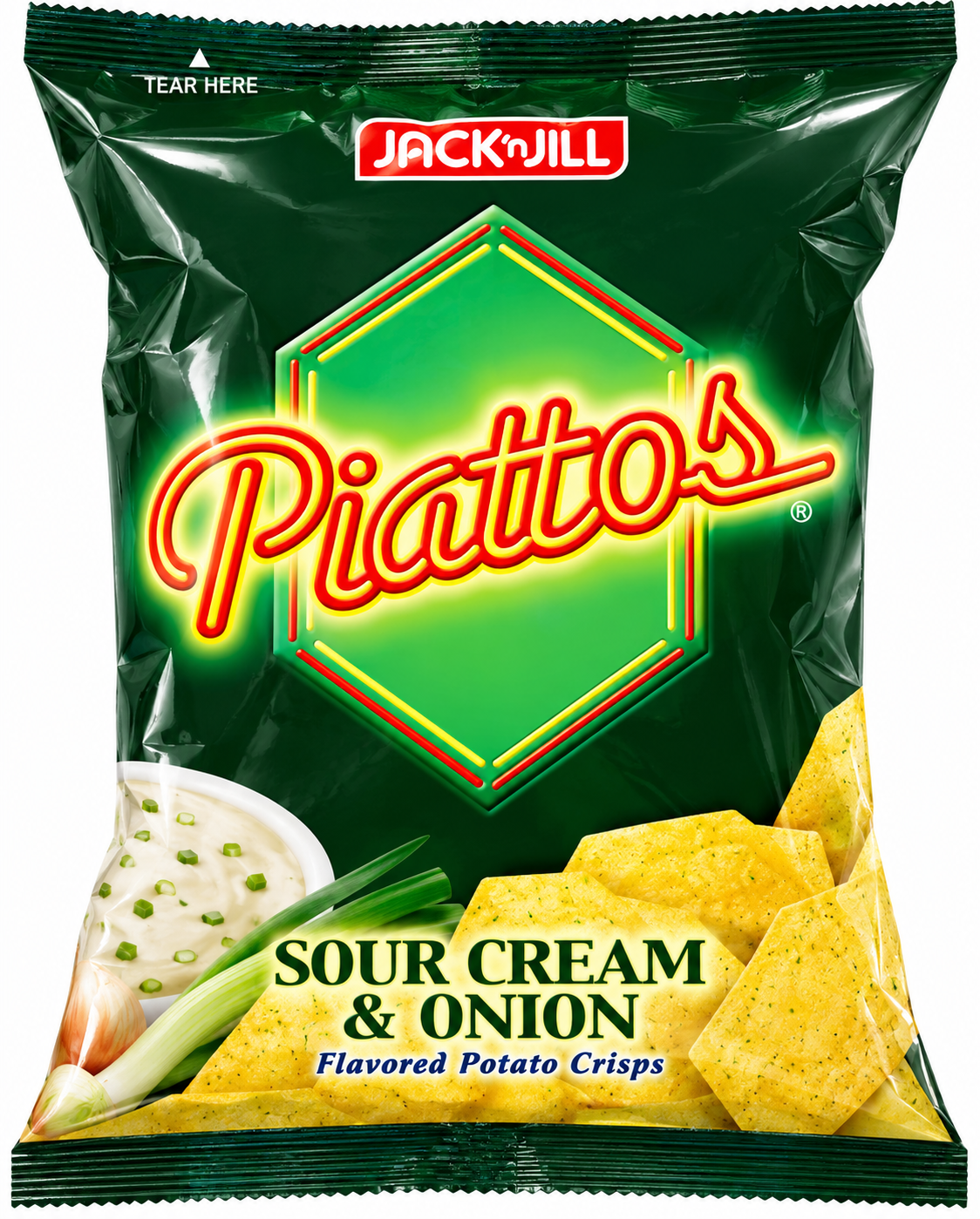 J&J Piattos Sour Cream & Onion 85g