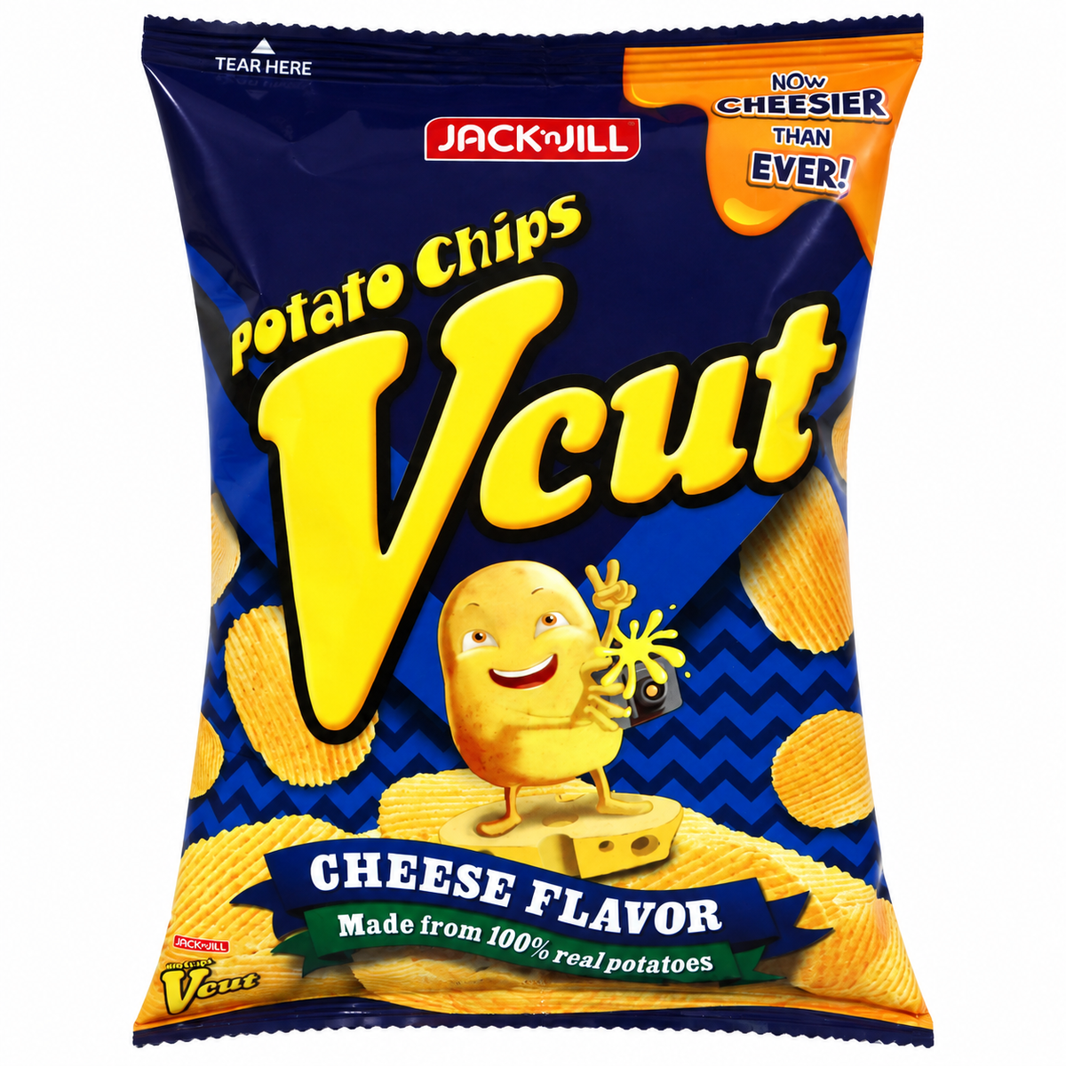 J&J V-Cut Potato Chips Cheese 60g